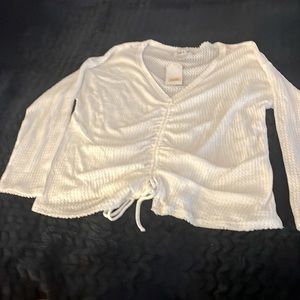 Beautiful long sleeve sinch top…brand new from Dry Goods.